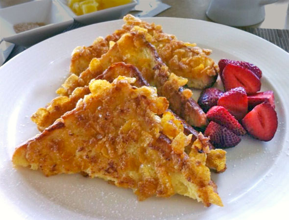 corn flakes French toast
