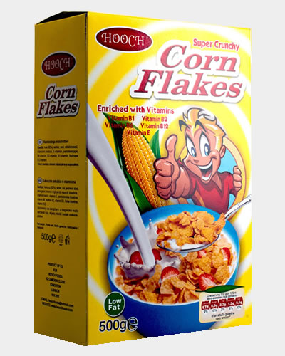Hooch corn flakes
